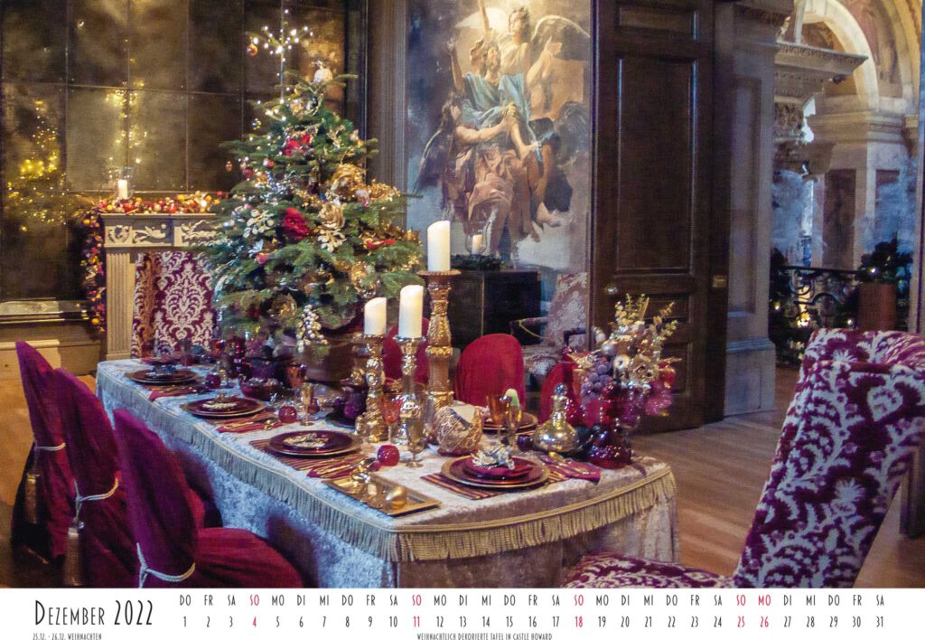 Weihnachtsdeko in Castle Howard