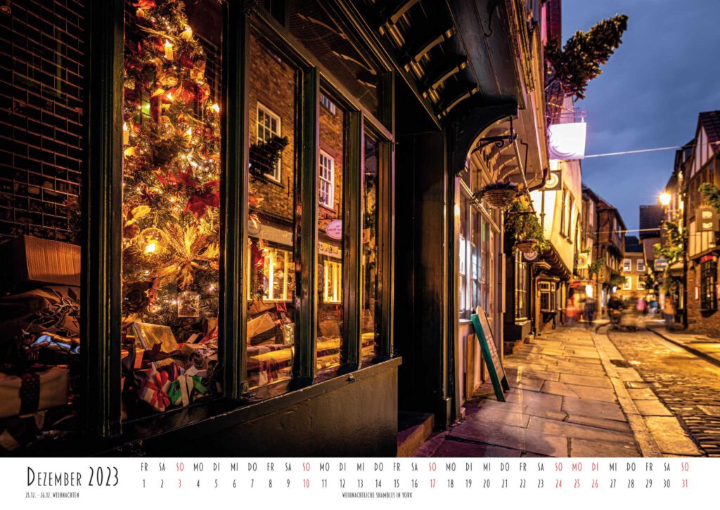 Weihnachtliche Shambles in York