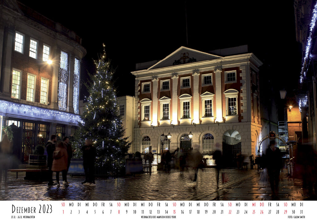 Mansion House York weihnachtlich