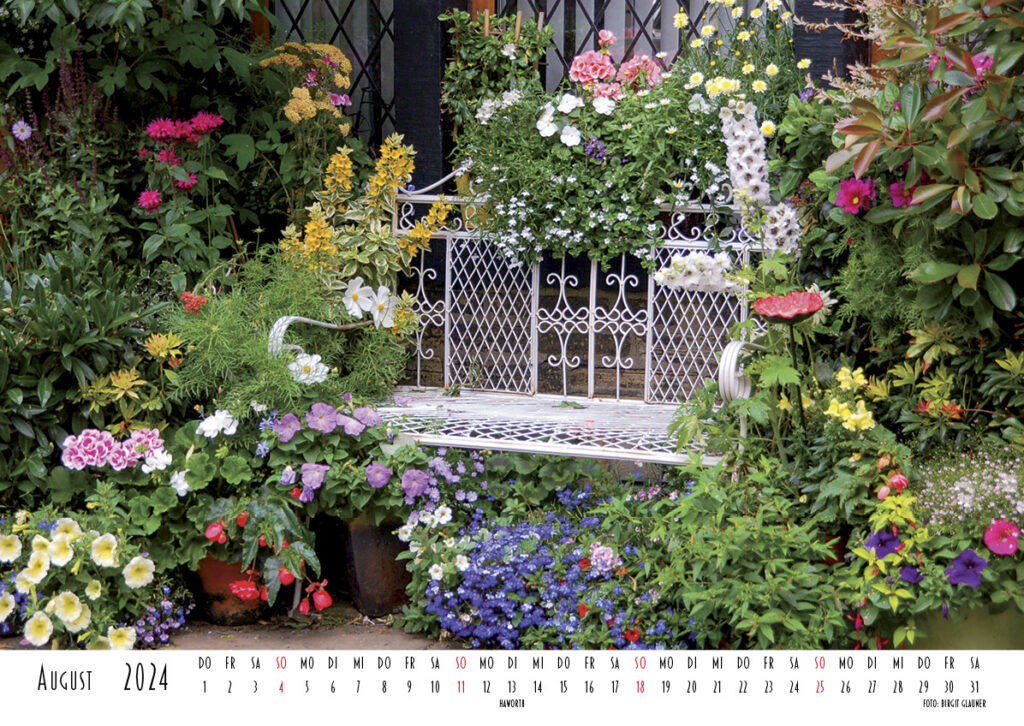 Blumenarrangement in Haworth