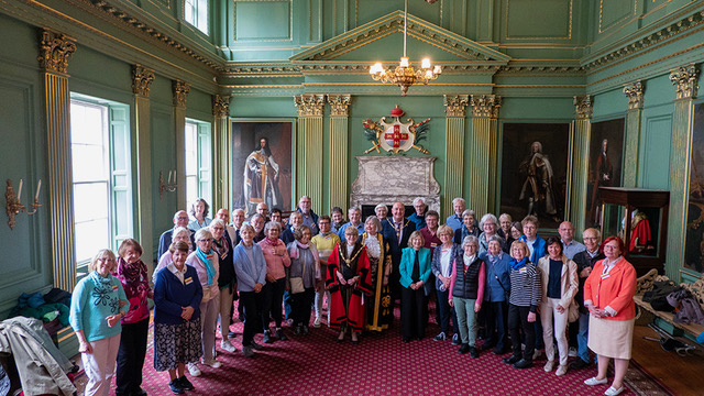 Empfang im Mansion House durch den Lord Mayor